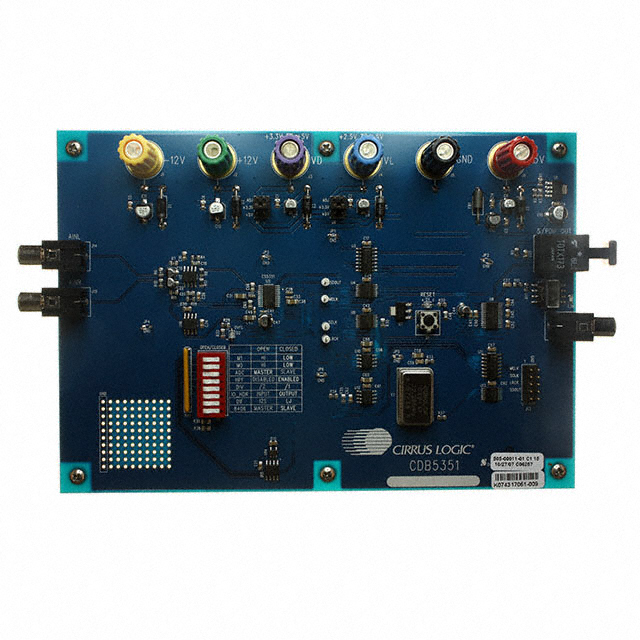 CDB5351 Cirrus Logic Inc.  Cartes d'évaluation - Convertisseurs analogique-numérique (CAN)